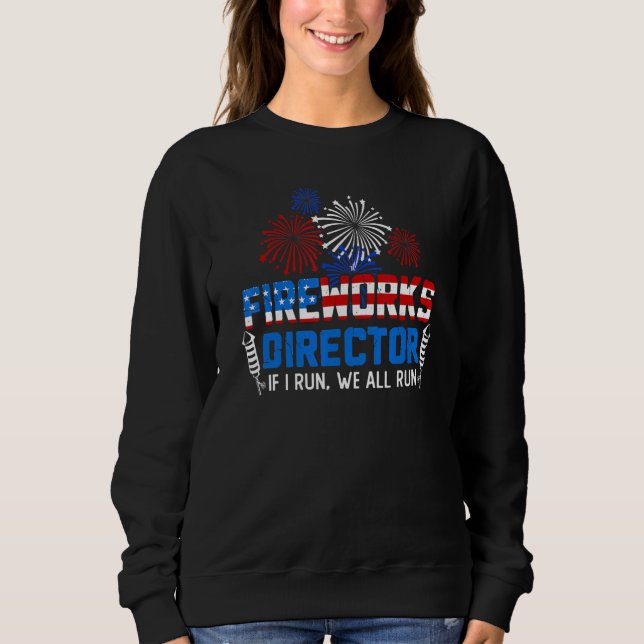 Camiseta Diretor do Fireworks Se eu o administro, nós dirig (Frente)