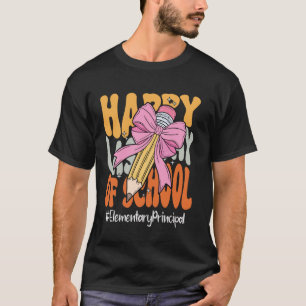 Camiseta Diretor Elementar Feliz Último Dia de Escola Coqu