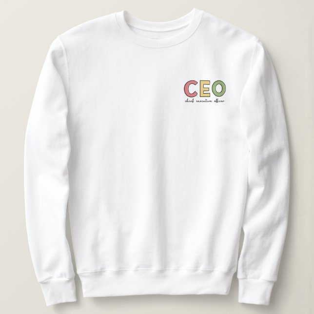 Camiseta Diretor Executivo Chefe Chefe Gift (Frente do Design)