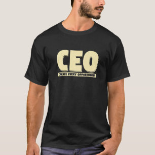 Camiseta Diretor Executivo Criar Todas Oportunidades Fantas