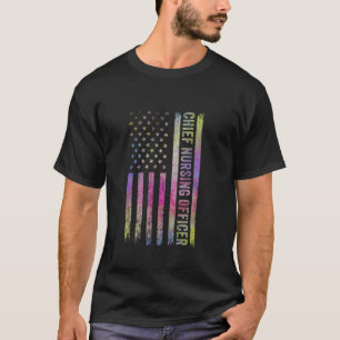 Camiseta Diretor Executivo de Enfermagem CNE Bandeira EUA C