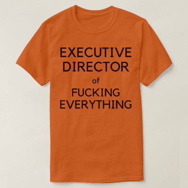 Camiseta Diretor Executivo De Tudo 1 (Frente do Design)