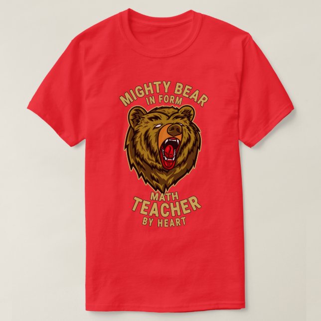 Camiseta Diretor Executivo do Professor de Matemática, Pode (Frente do Design)