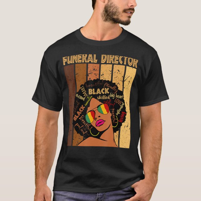 Camiseta Diretor Funcional Afro-Africano-Americano Black Hi (Frente)
