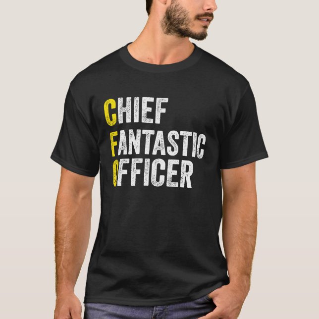 Camiseta Diretor-Geral de Finanças Fantástico (Frente)