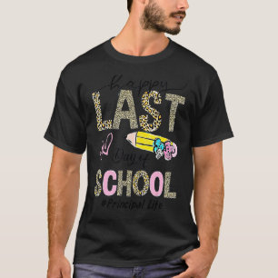 Camiseta Diretor Life Happy No Último Dia Do Verão Da Escol