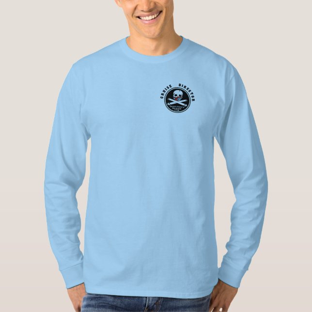 Camiseta Diretor QAR do cruzeiro (cores de lite) (Frente)