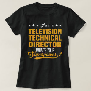 Camiseta Diretor técnico de televisão