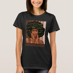 Camiseta Diretora de Admissões Afro-Americanas Bl