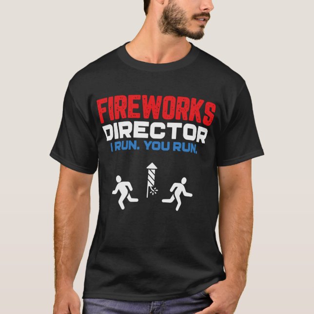 Camiseta Diretora De Fogos De Artifício Eu Lhe Dirijo Engra (Frente)