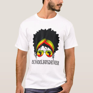 Camiseta Diretora de Ônibus Escola Mulheres Africanas Branc