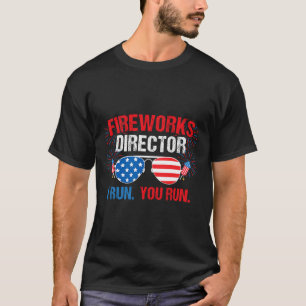 Camiseta Diretora do Fireworks que eu executo. Você Corre.
