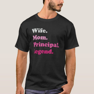 Camiseta Diretora ou Administrador de Escola Mãe Esposa par