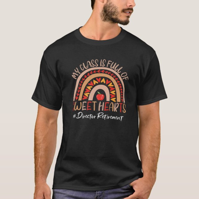 Camiseta Diretora Retirement Minha Classe É Cheio De Docinh (Frente)
