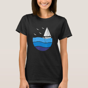 Camiseta Dirigente de veleiro à vela Capitão de lanche Suns