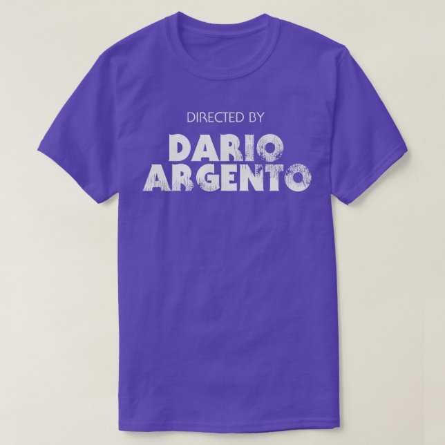 Camiseta Dirigido por Dario Argento (Frente do Design)