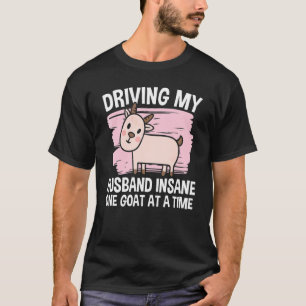 Camiseta Dirigindo Meu Marido Insano Um Capuz De Cada Vez 1