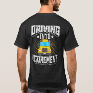 Camiseta Dirigindo Para a Aposentadoria Aposentar Motorista