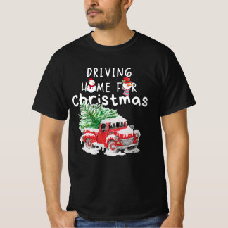 Camiseta Dirigindo para casa no Natal, Feliz Natal, Natal 