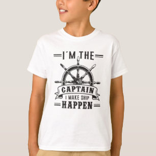 Camiseta Dirigindo-se à vela Capitão Sailor Engraçado Ideia