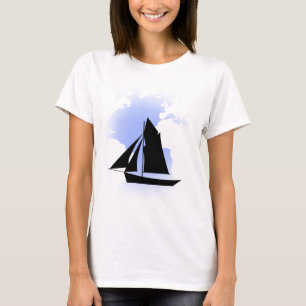 Camiseta Dirigindo-se ao Mundo Barco de Velas - Espaghetti