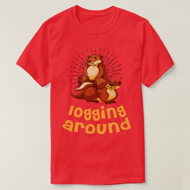 Camiseta Dirigindo-Se Em Torno De Outros Animais Do Mar De  (Frente do Design)