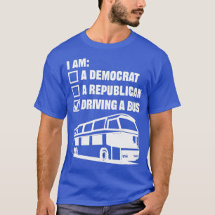 Camiseta Dirigindo Um Ônibus Escolar Barramento Infantil Ch