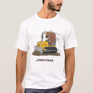 Camiseta Dirigindo um touro de boliche