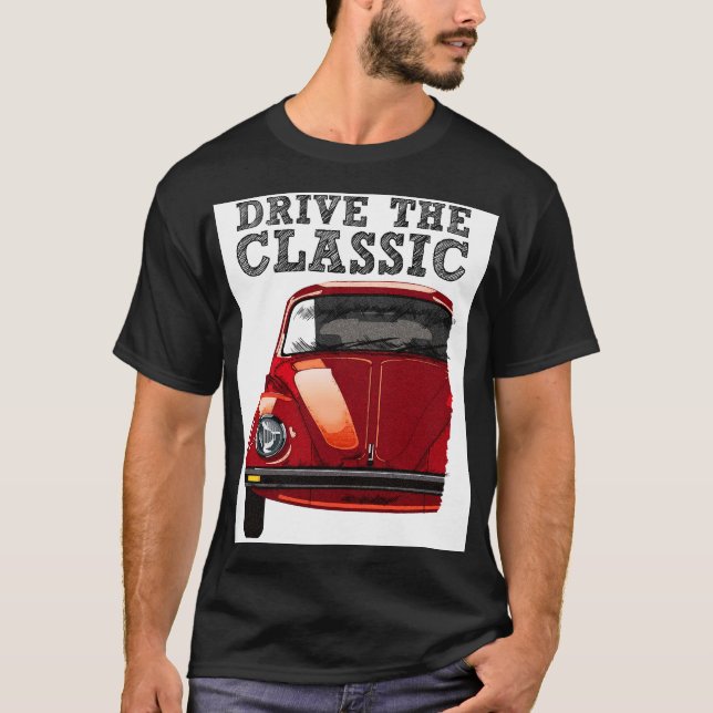 Camiseta dirija o clássico-vw fusca (Frente)