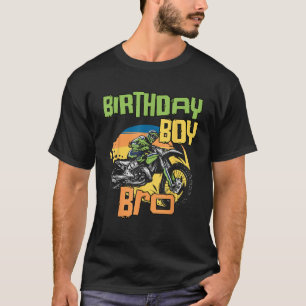 Camiseta Dirt Bike Birthday Brother Party Motocross MX Birt