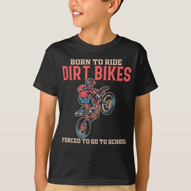 Camiseta Dirt Bike Boy Motocross Lover (Frente)