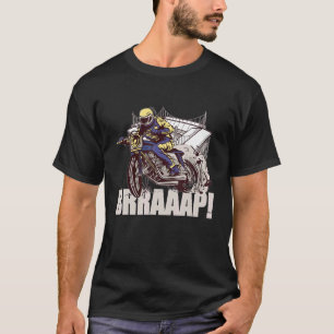 Camiseta Dirt Bike Brraaap Motocross Outdoor Para Homens