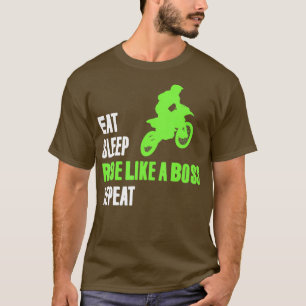Camiseta Dirt Bike Eat Sleep Motocross Enduro Supercross