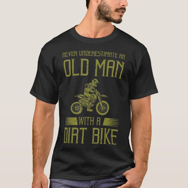 Camiseta Dirt Bike Engraçado Presente Para Motocross Lover  (Frente)