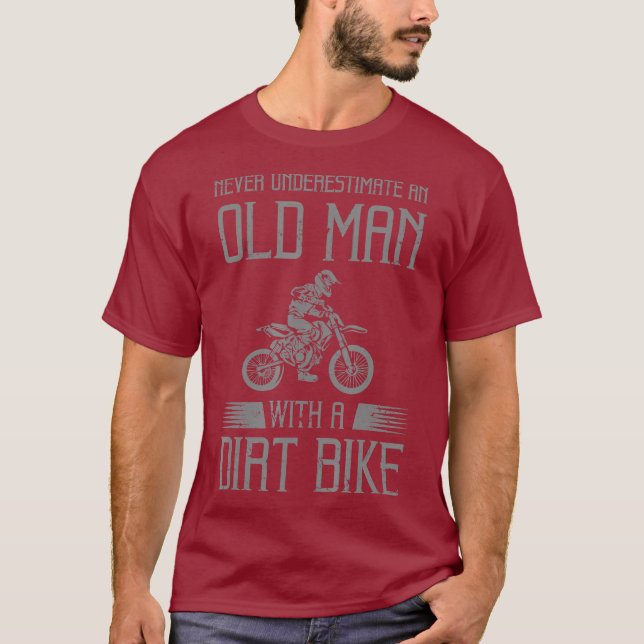 Camiseta Dirt Bike Engraçado Presente Para Motocross Lover  (Frente)
