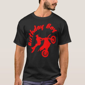 Camiseta Dirt Bike Motocross Rider Boy Extreme Birthda