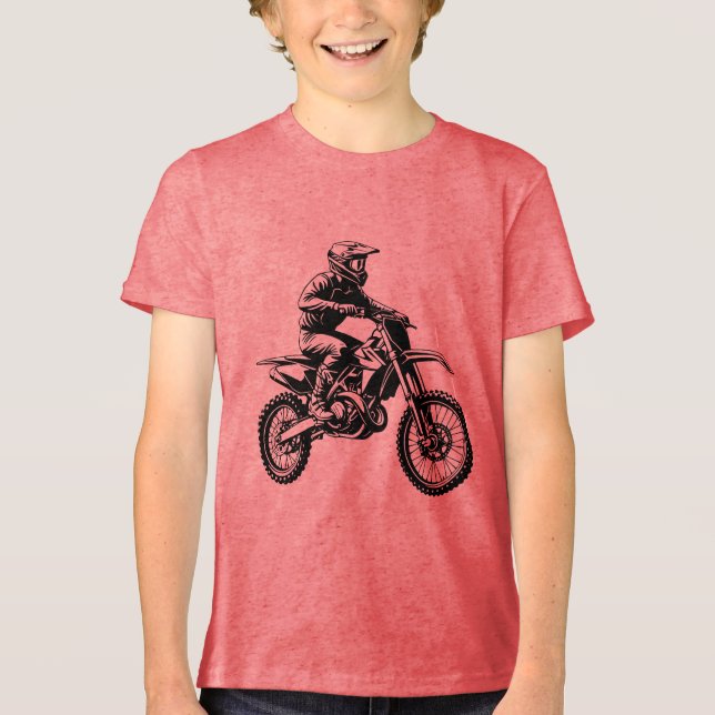 Camiseta Dirt Bike Rider (Frente)