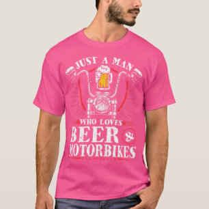 Camiseta Dirt Bike Rider ama Beer Motorcycle Biker
