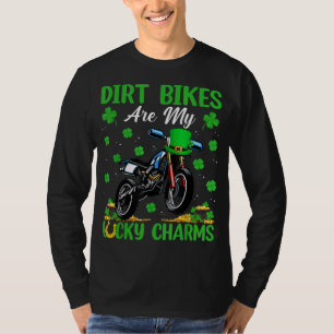 Camiseta Dirt Bikes São As Minhas Sortudas Ruas De Biciclet