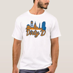 Camiseta Dirty D Durham Skyline - Orgulho Urbano de Urnas