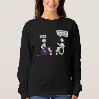 Camiseta Disabled Paraplegic Wheerchair Amputation Humor