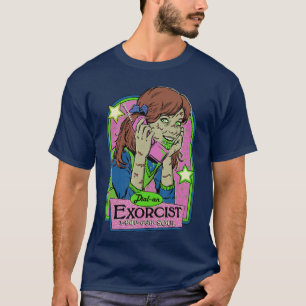 Camiseta Discar um Eorcist Retro Vintage Engraçado Humor Ad