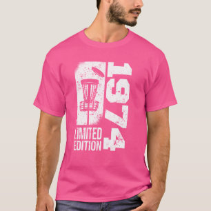 Camiseta DiscGolf Vintage 1974 - Jogo de Golfe em Disco D