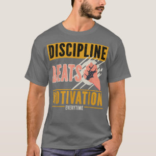 Camiseta Disciplina bate motivação toda vez