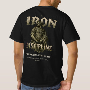 Camiseta Disciplina de Ferro Estóico Marcus Aurelius Gráfic