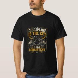 Camiseta Disciplina é a chave