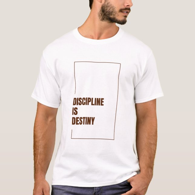 CAMISETA DISCIPLINA É DESTINO (Frente)