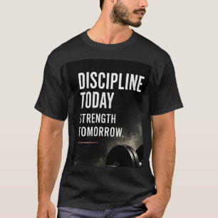 Camiseta 💪 Disciplina Hoje Força Amanhã Motivação ✨