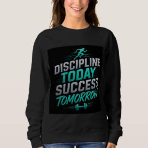 Camiseta 🏃 Disciplina Hoje Motivação para o Sucesso de Ama