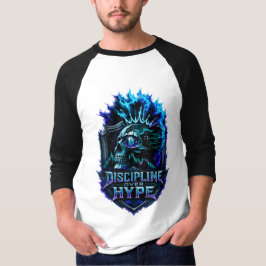 Camiseta Disciplina Sobre Hype Mentalidade Bitcoin Cripto D